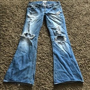 Abercrombie & Fitch destroyed flares 4R